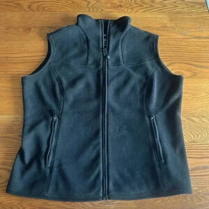 Pendleton Urban Wear Fleece Full Zip Black‎ Vest with pockets 100% poly Men’s XL